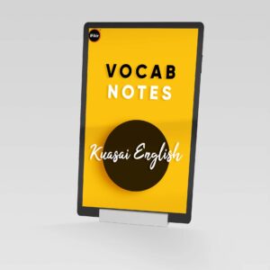 BONUS: Vocab Notes
